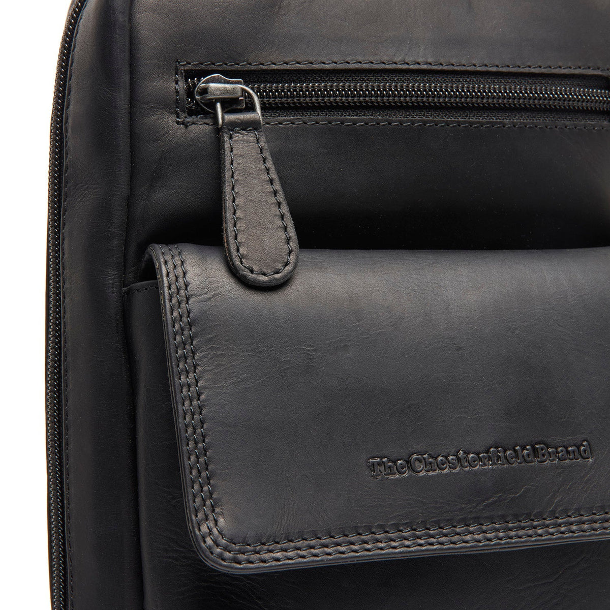 Leather Sling Bag Turelle da Donna - Structured Side Profile Showing Gusset Depth &amp; Expansion Capacity