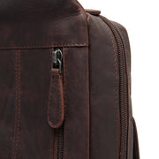 Brown Leather Sling Bag Turelle da Donna, detail view 3