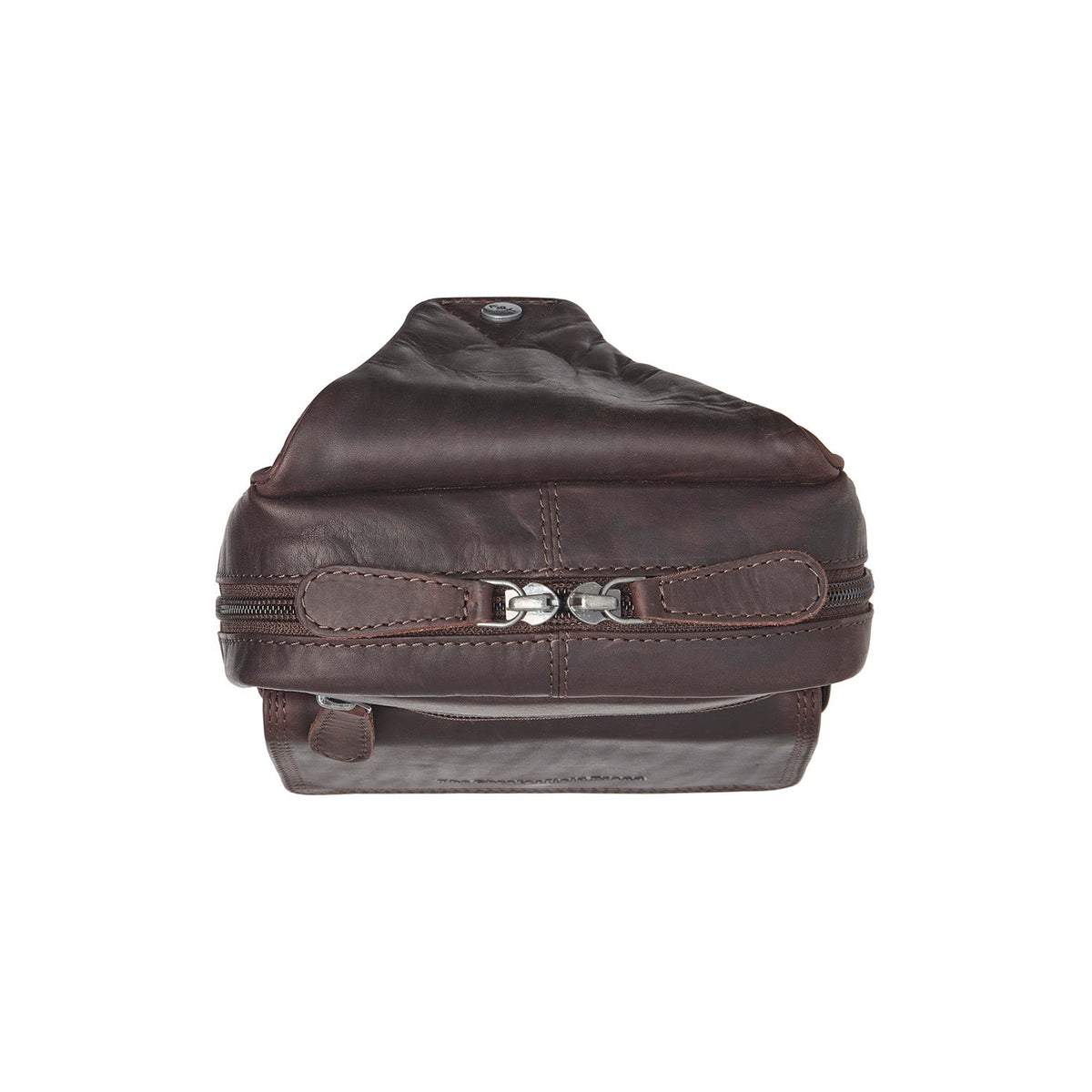 Brown Leather Sling Bag Turelle da Donna, detail view 4