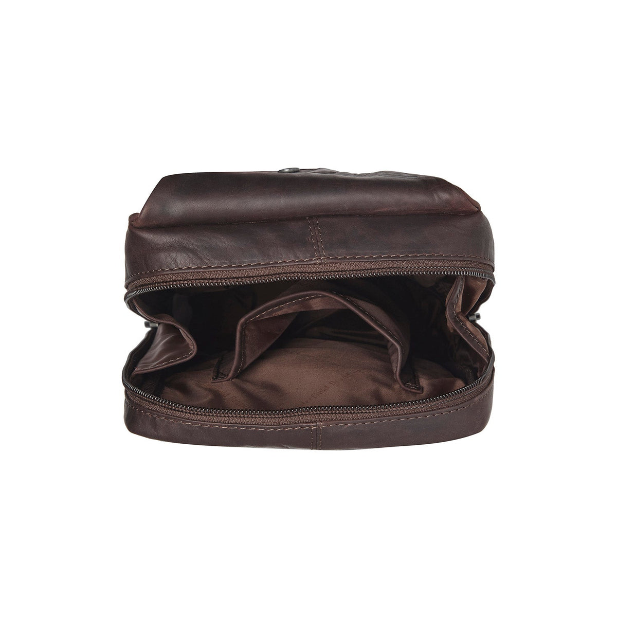 Brown Leather Sling Bag Turelle da Donna, detail view 5
