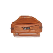 Cognac Leather Sling Bag Turelle da Donna, detail view 3