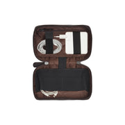 
Tailored Rib Cuffs & Hem Craftsmanship Construction Detail on Leather Tech-Organizer Ardan da Donna da Donna