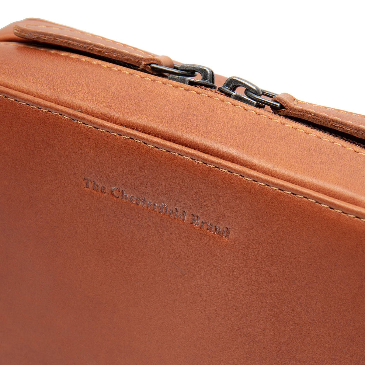 
Cognac Leather Tech-Organizer Ardan da Donna da Donna, detail view 1