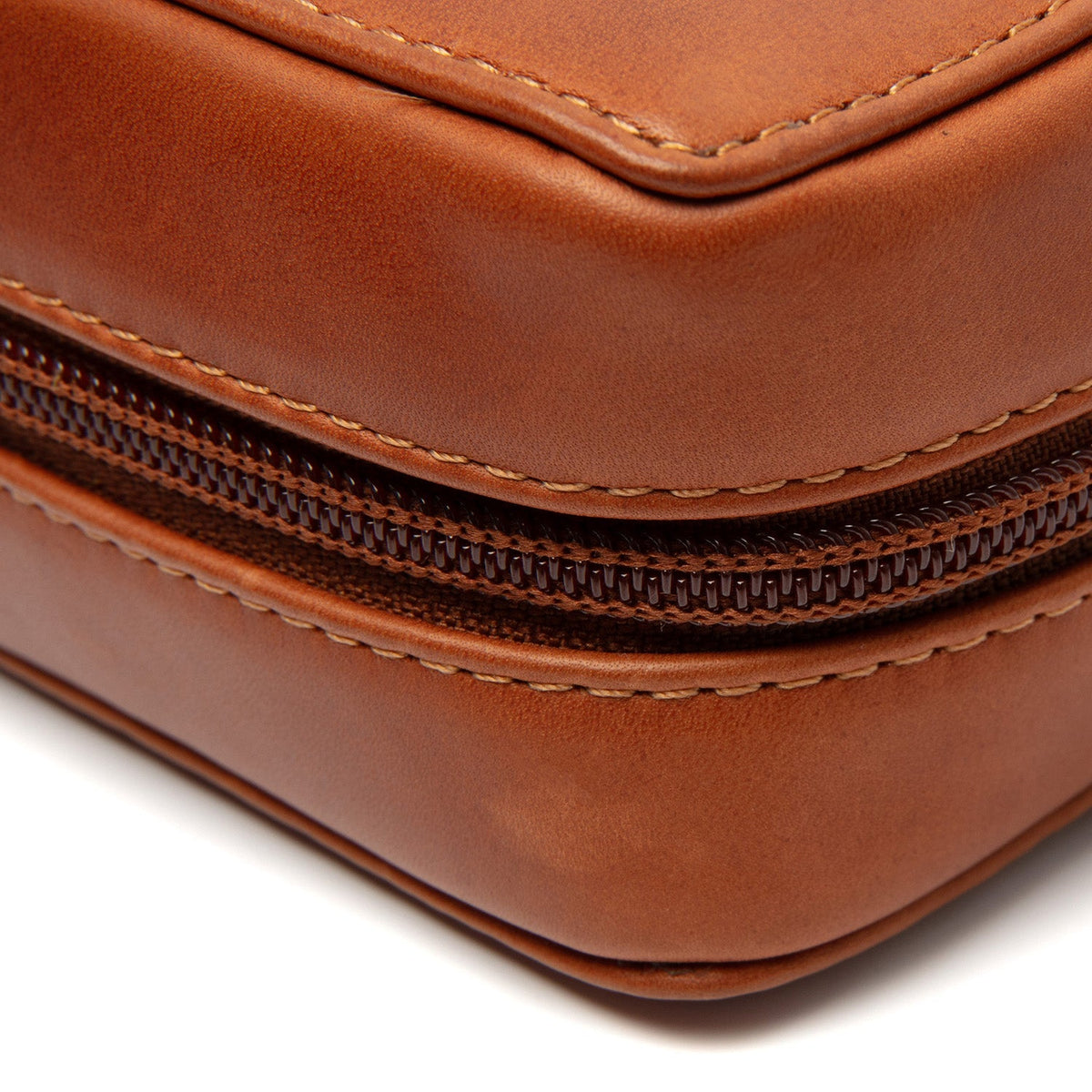 
Cognac Leather Tech-Organizer Ardan da Donna da Donna, detail view 3