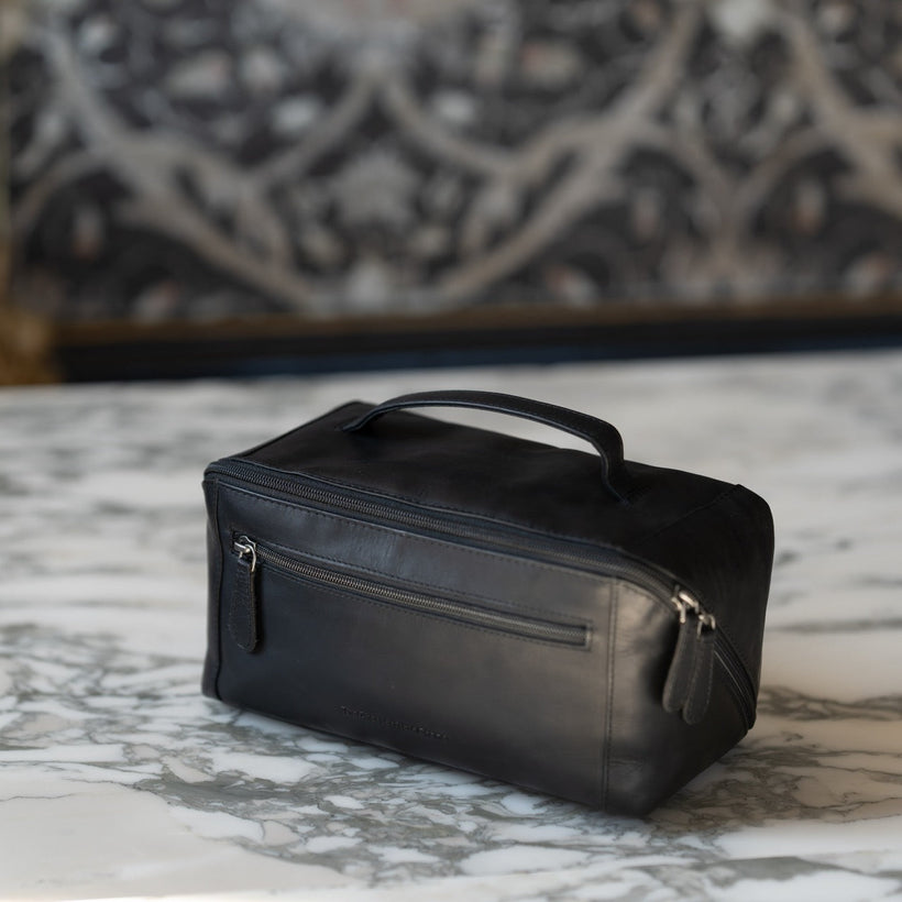 Classic 100% Full-Grain leather Goods - Back View Showing Tailored Shoulder Fit & Clean Hemline