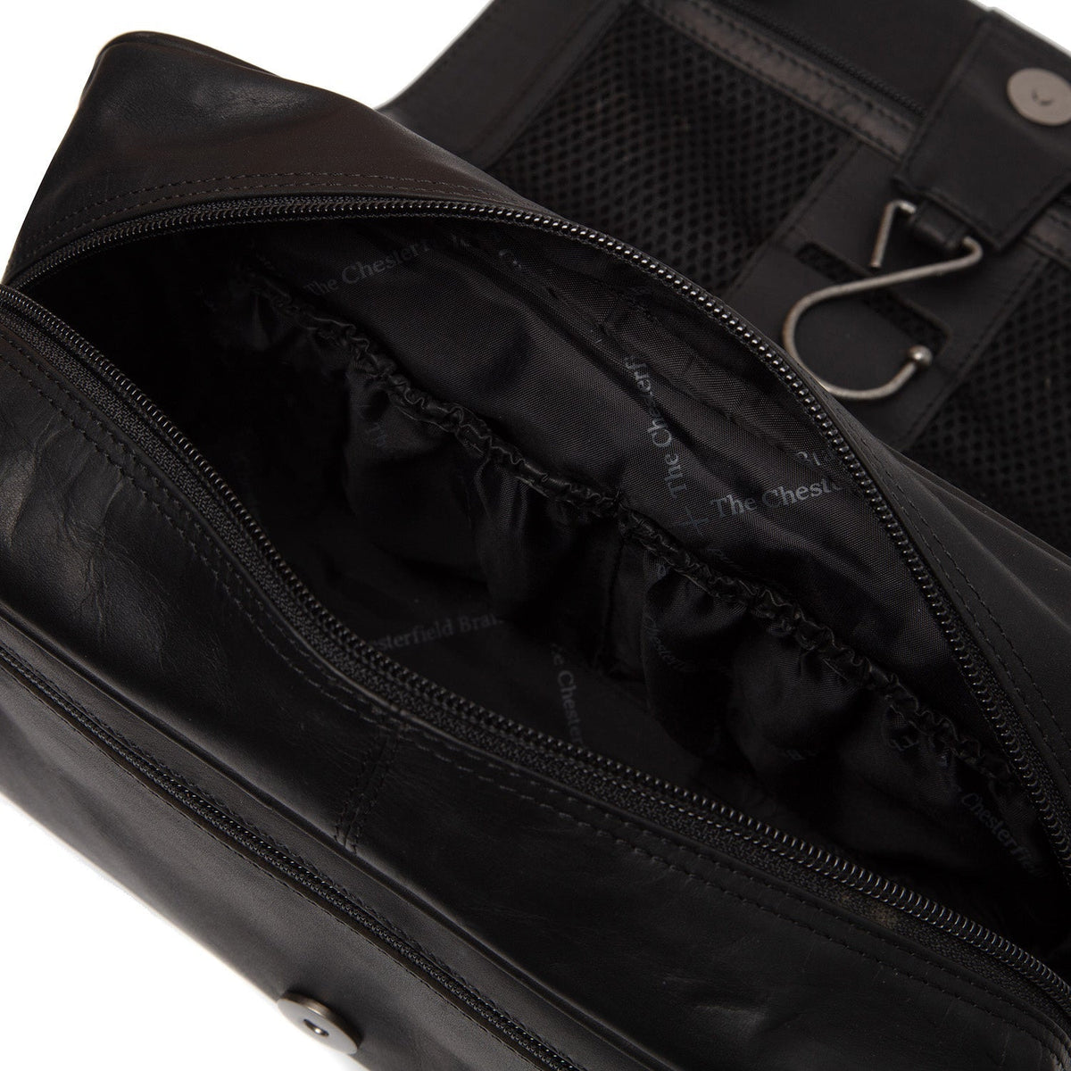 Vista interna Showing Quilted Viscose Lining &amp; Dual Inside Utility Storage Pockets