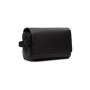 Rosario Full-Grain Leather Toiletry Bag da Donna in Classic 100% Full-Grain Leather - Vista frontale e linea su misura | Acquista online