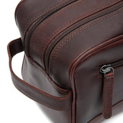 Stacey Full-Grain Leather Toiletry Bag da Donna – Vista prodotto alternativa 3