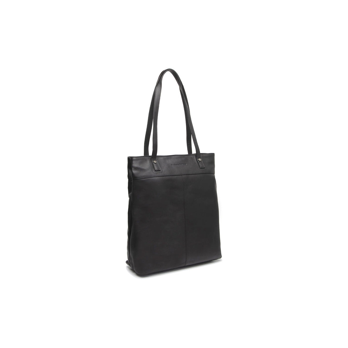Solvia Full-Grain Leather Tote Bag da Donna in Classic 100% Full-Grain Leather - Full Exterior Front Profile View | Acquista online