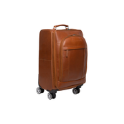 Leather Trolley Key Largo da Donna - Lateral Side Profile View Showing Sleeve Cut &amp; Athletic Taper Fit