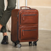 
Classic 100% Full-Grain leather Goods - Vista posteriore con spalle definite e orlo pulito