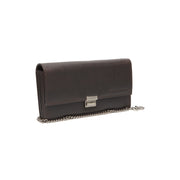 Bora Full-Grain Leather Waiter Wallet da Donna in Classic 100% Full-Grain Leather - Full Exterior Front Profile View | Acquista online