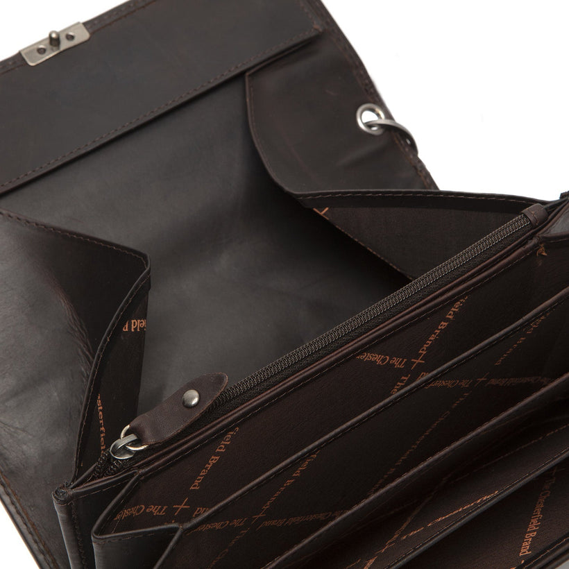 Bora Full-Grain Leather Waiter Wallet da Donna
