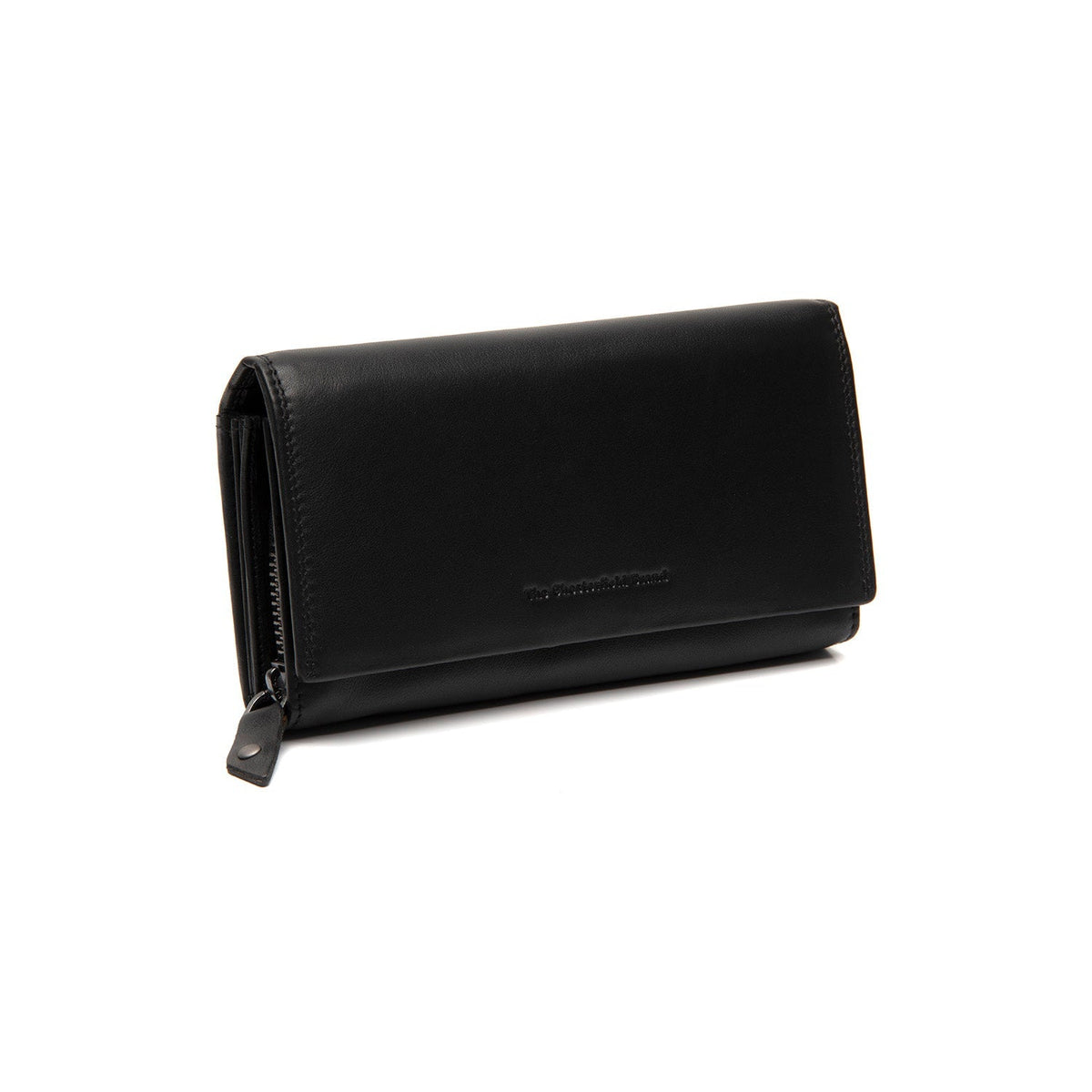 Arvento Full-Grain Portafoglio in Pelle da Donna in Classic 100% Full-Grain Leather - Full Exterior Front Profile View | Acquista online