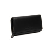 Arvento Full-Grain Portafoglio in Pelle da Donna in Classic 100% Full-Grain Leather - Full Exterior Front Profile View | Acquista online