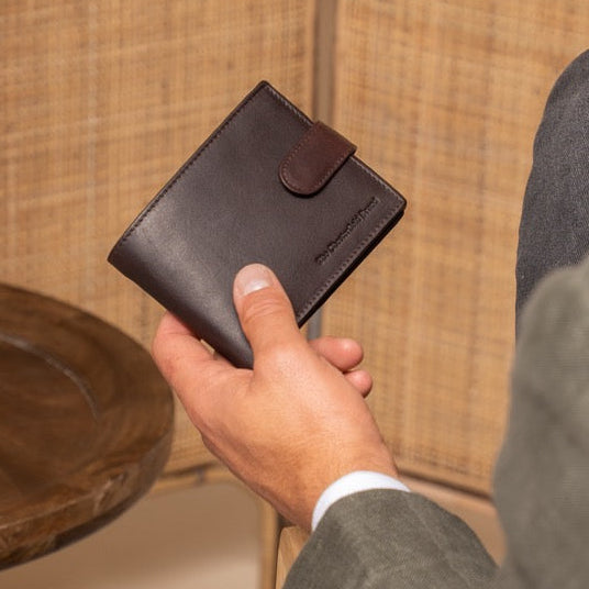 Curtis Full-Grain Portafoglio in Pelle da Uomo – Vista prodotto alternativa 2