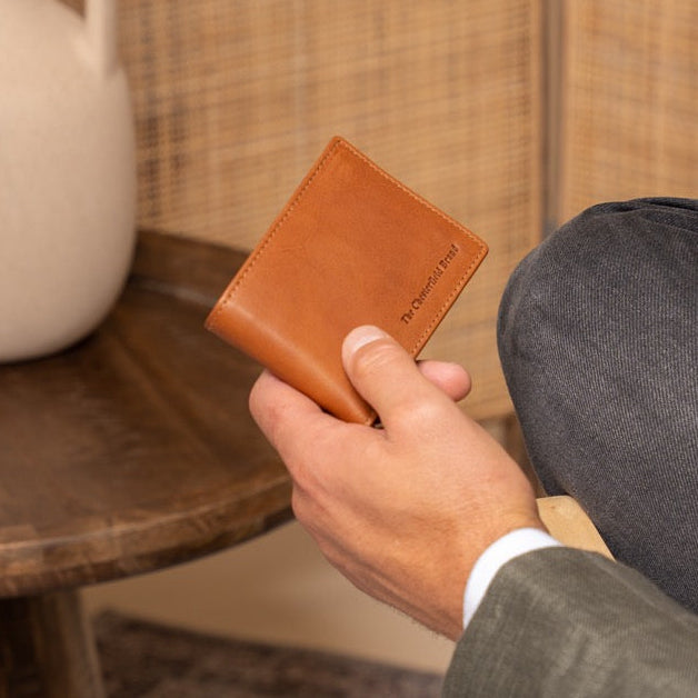Enzo Full-Grain Portafoglio in Pelle da Uomo – Vista prodotto alternativa 2