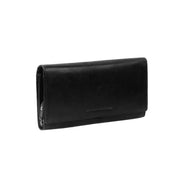 Hampton Full-Grain Portafoglio in Pelle da Donna in Classic 100% Full-Grain Leather - Full Exterior Front Profile View | Acquista online