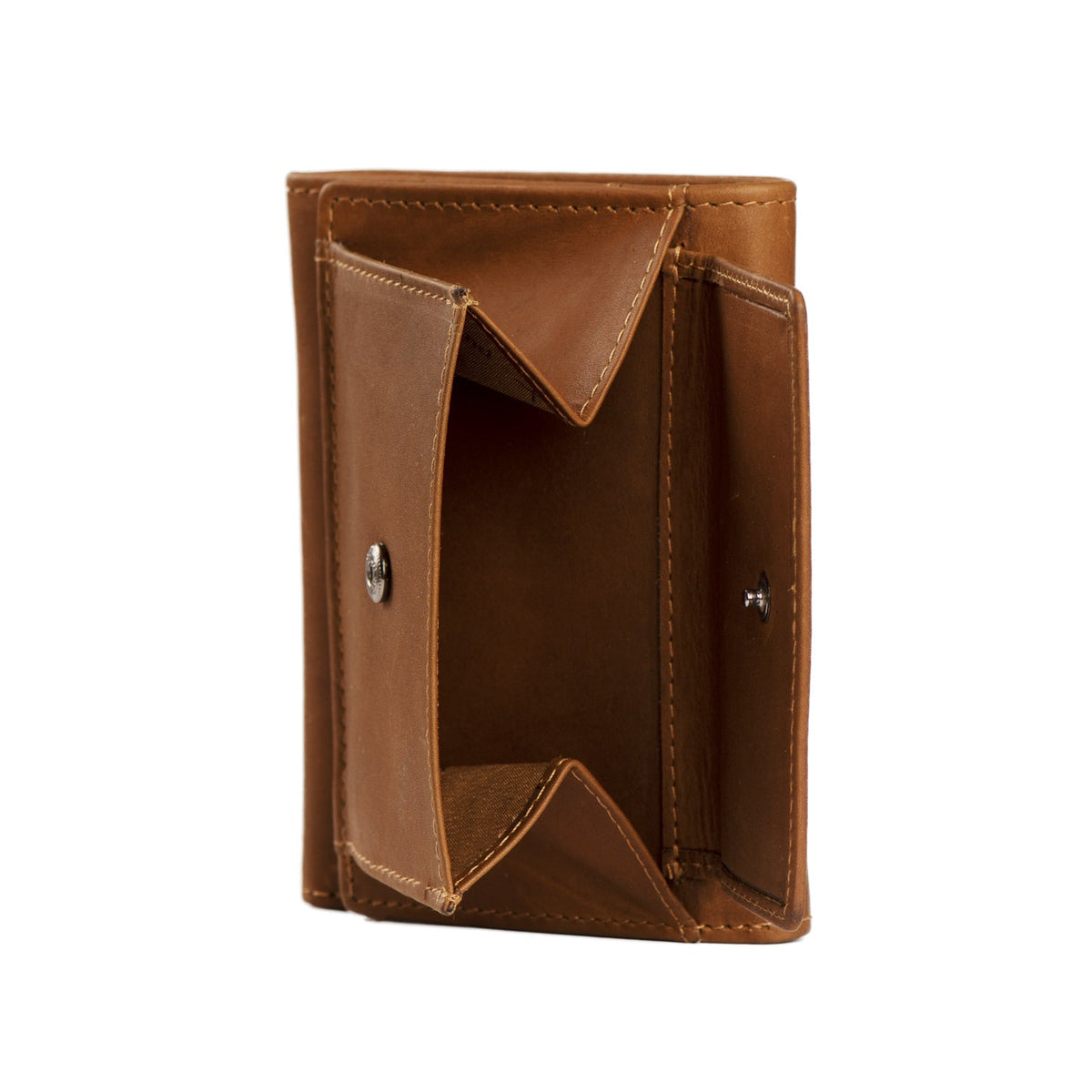 
Solid Antique Brass Hardware & Heavy-Duty Dual Zipper Detail on Harthoft Portafoglio in pelle pieno fiore