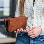 Havana Full-Grain Portafoglio in Pelle da Donna – Vista prodotto alternativa 2