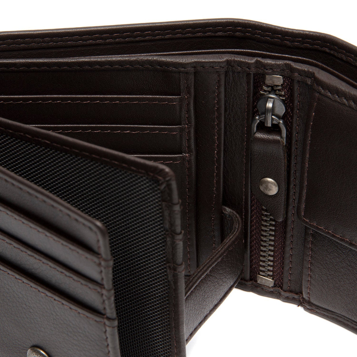 Hendrick Full-Grain Portafoglio in Pelle da Uomo – Vista prodotto alternativa 3