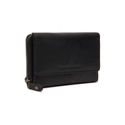 Rhodos Full-Grain Portafoglio in Pelle da Donna in Classic 100% Full-Grain Leather - Full Exterior Front Profile View | Acquista online