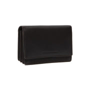 Salzburg Full-Grain Portafoglio in Pelle da Donna in Classic 100% Full-Grain Leather - Full Exterior Front Profile View | Acquista online