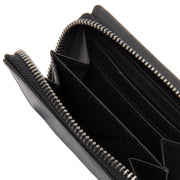 Classic 100% Full-Grain leather Wallet - Rear Perspective Showing Reinforced Leather Straps &amp; Stitching
