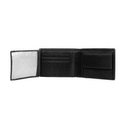 Classic 100% Full-Grain leather Wallet - Rear Perspective Showing Reinforced Leather Straps &amp; Stitching