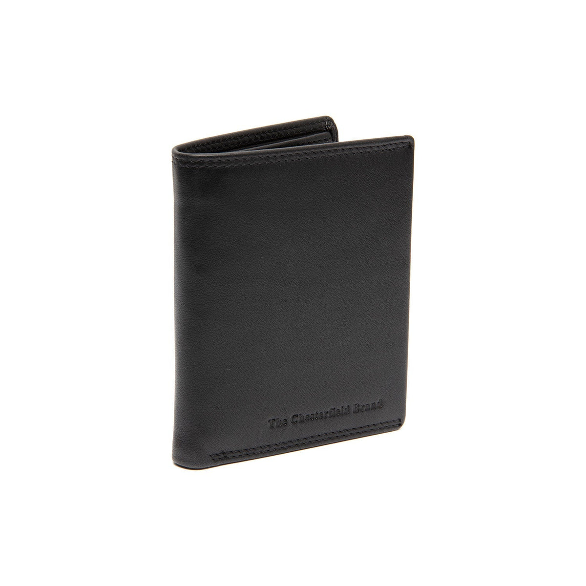 Vincent Full-Grain Portafoglio in Pelle da Uomo in Classic 100% Full-Grain Leather - Full Exterior Front Profile View | Acquista online