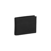 Walid Full-Grain Portafoglio in Pelle da Uomo in Classic 100% Full-Grain Leather - Full Exterior Front Profile View | Acquista online