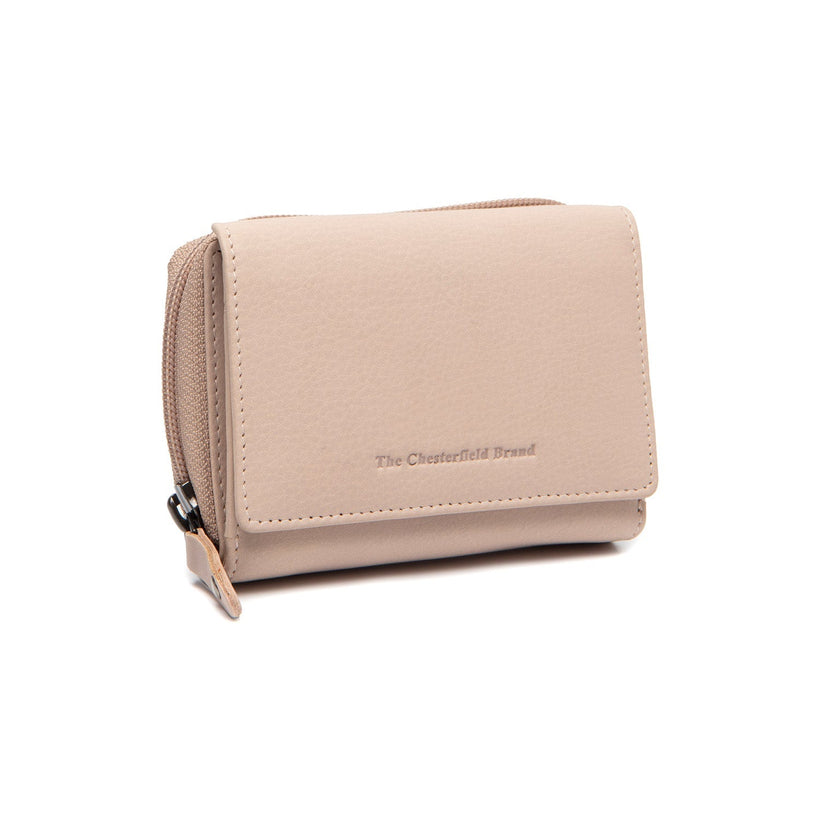 Zelan Full-Grain Portafoglio in Pelle da Donna