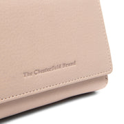 Classic 100% Full-Grain leather Wallet - Rear Perspective Showing Reinforced Leather Straps &amp; Stitching
