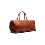 Cavoli Full-Grain Leather Weekender Bag da Donna in Classic 100% Full-Grain Leather - Full Exterior Front Profile View | Acquista online