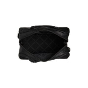Solid Antique Brass Hardware &amp; Heavy-Duty Dual Zipper Detail on Liam Full-Grain Leather Weekender Bag da Donna