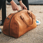 Liam Full-Grain Leather Weekender Bag da Donna – Vista prodotto alternativa 3