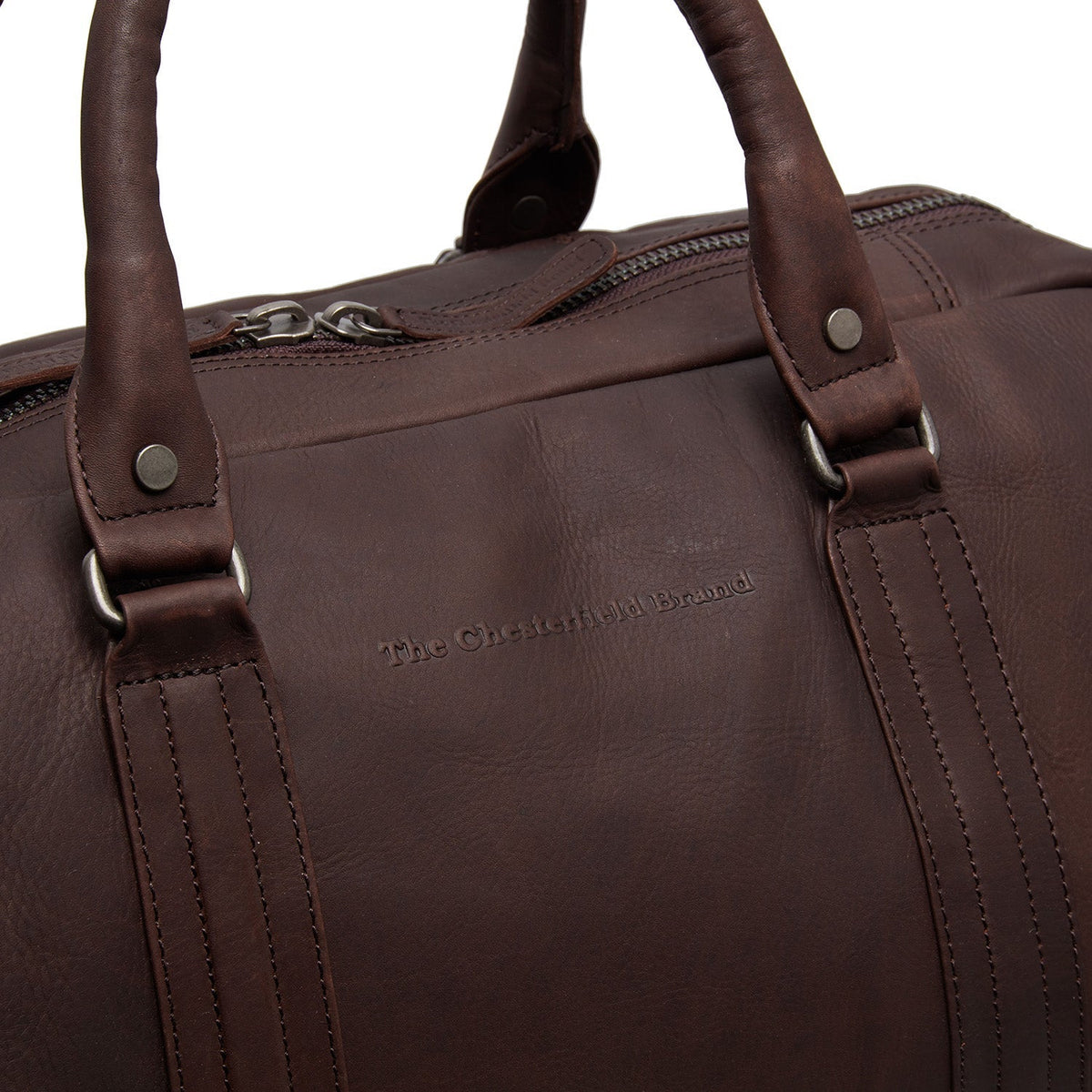 Perth Full-Grain Leather Weekender Bag da Donna – Vista prodotto alternativa 3