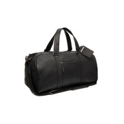 Rivaro Full-Grain Leather Weekender Bag da Donna in Classic 100% Full-Grain Leather - Full Exterior Front Profile View | Acquista online
