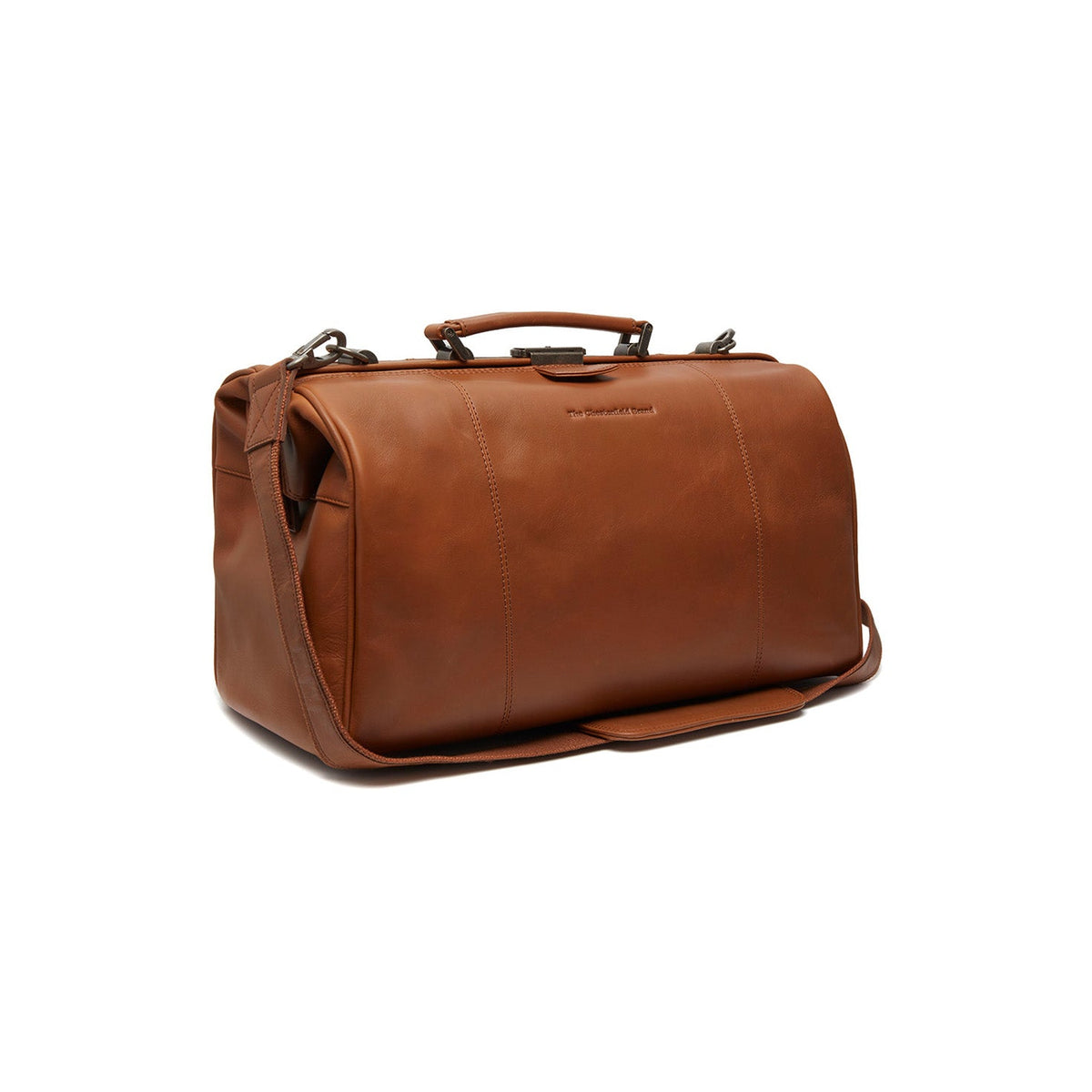Texel Full-Grain Leather Weekender Bag da Donna in Classic 100% Full-Grain Leather - Full Exterior Front Profile View | Acquista online
