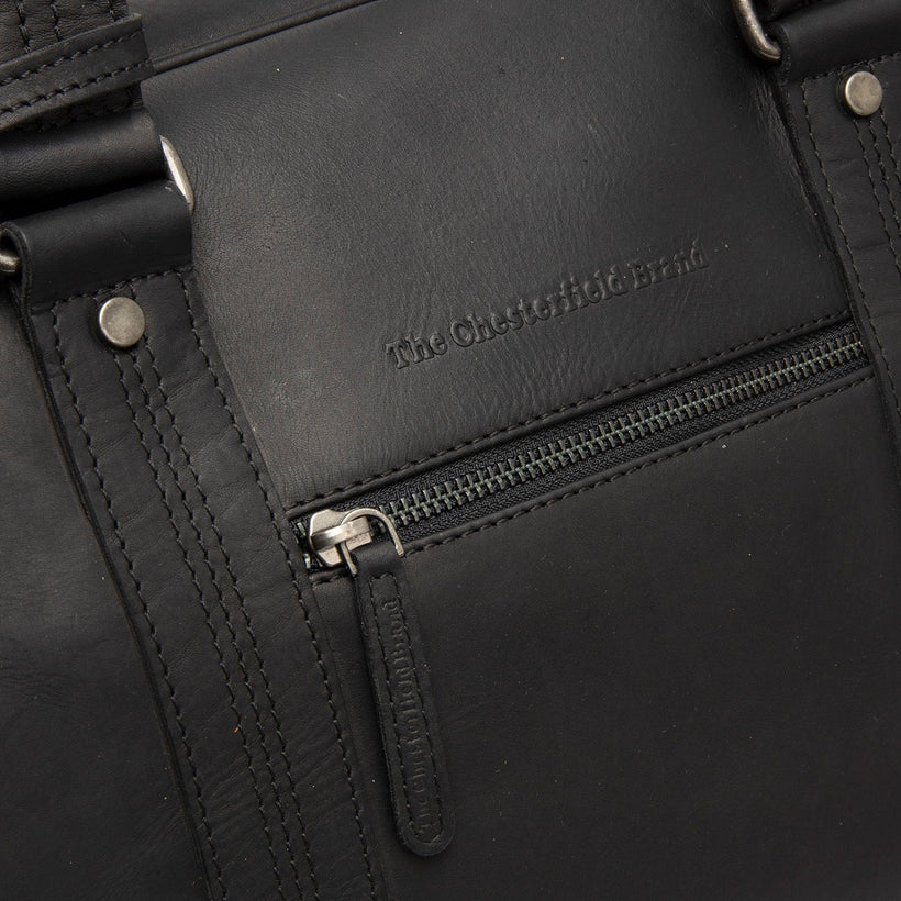 Volenza Full-Grain Leather Weekender Bag da Donna