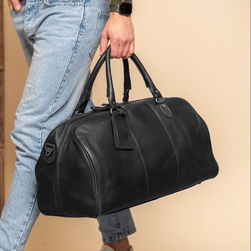 William Full-Grain Leather Weekender Bag da Donna