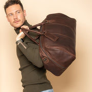 William Full-Grain Leather Weekender Bag da Donna – Vista prodotto alternativa 3