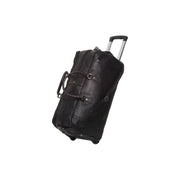 Leather Weekender Trolley Jayven da Donna in Classic 100% Full-Grain Leather - Full Exterior Front Profile View | Acquista online