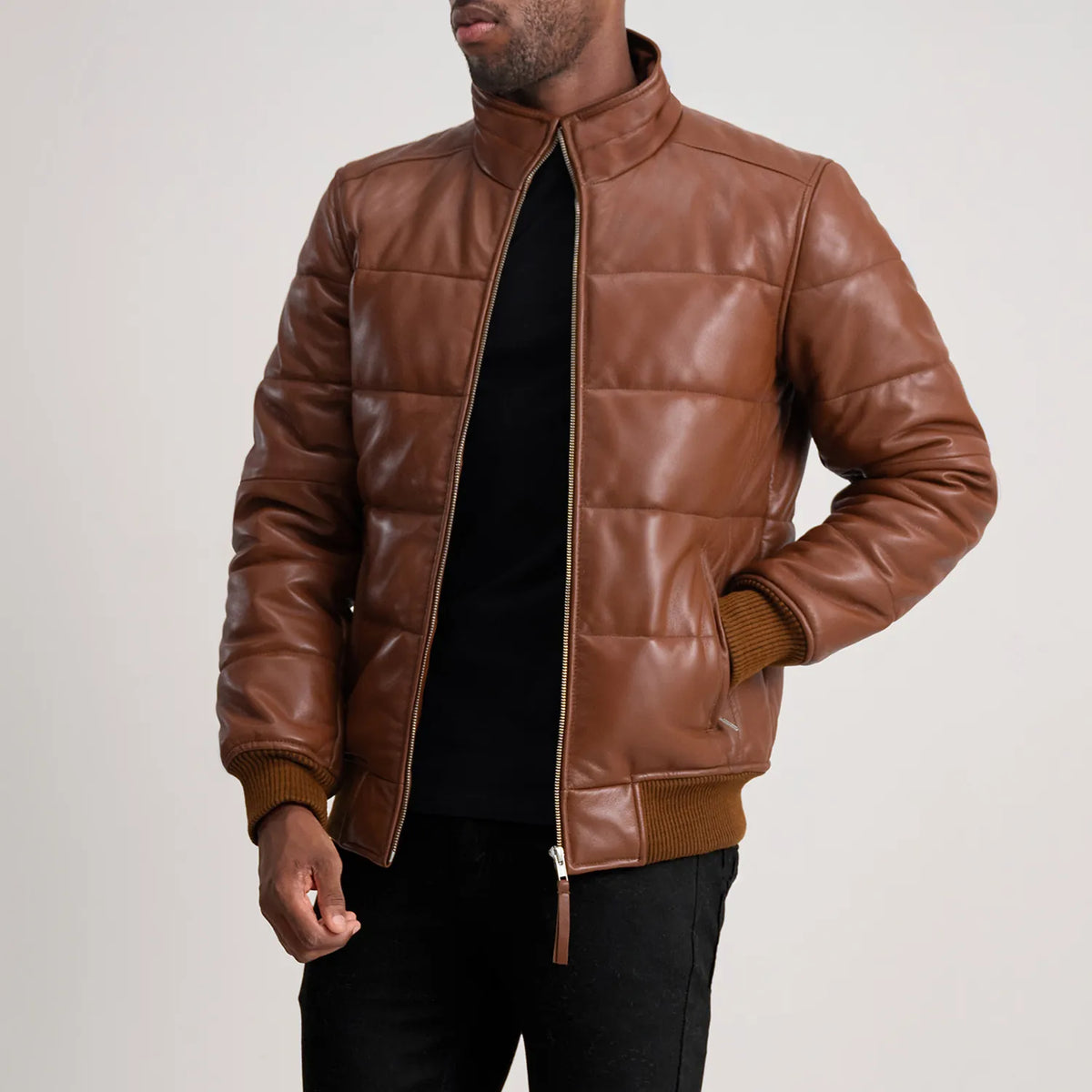 Lucas Bomber in Pelle da Uomo – Vista prodotto alternativa 1