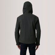 
Dettaglio ravvicinato of Hooded & Zipper with placket Hardware on Marlo Olive Canvas Hooded Work Giacca in Pelle da Uomo For Men