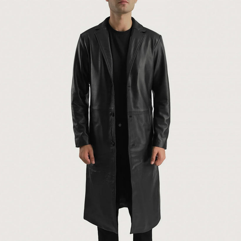 Mateo Cappotto in Pelle da Uomo