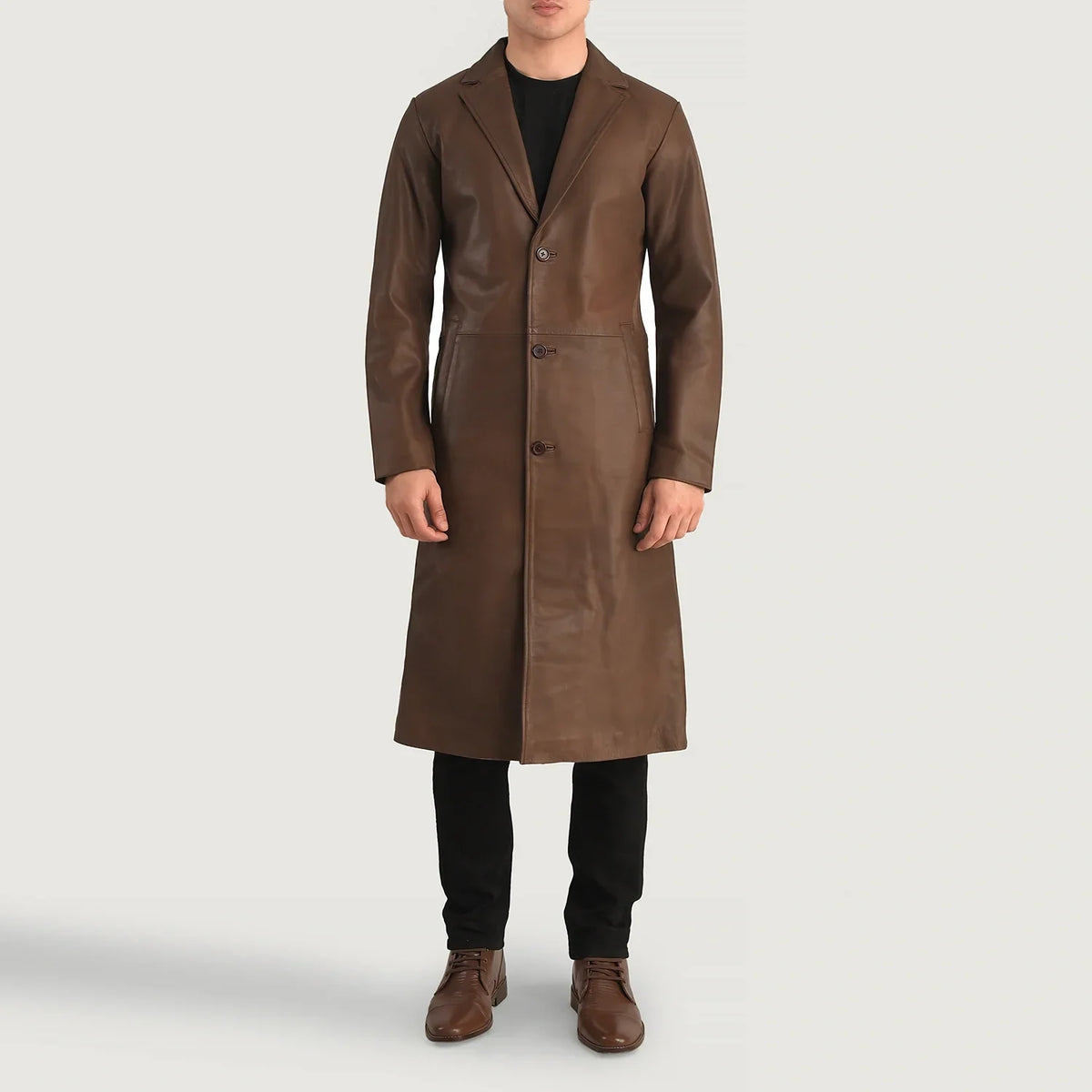
Mateo Cappotto in Pelle da Uomo – alternate product view 3