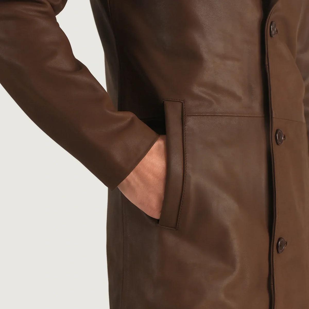 
Mateo Cappotto in Pelle da Uomo – alternate product view 6