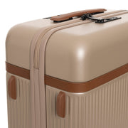 Tailored Rib Cuffs &amp; Hem Craftsmanship Construction Detail on Medium Suitcase Zuna da Donna