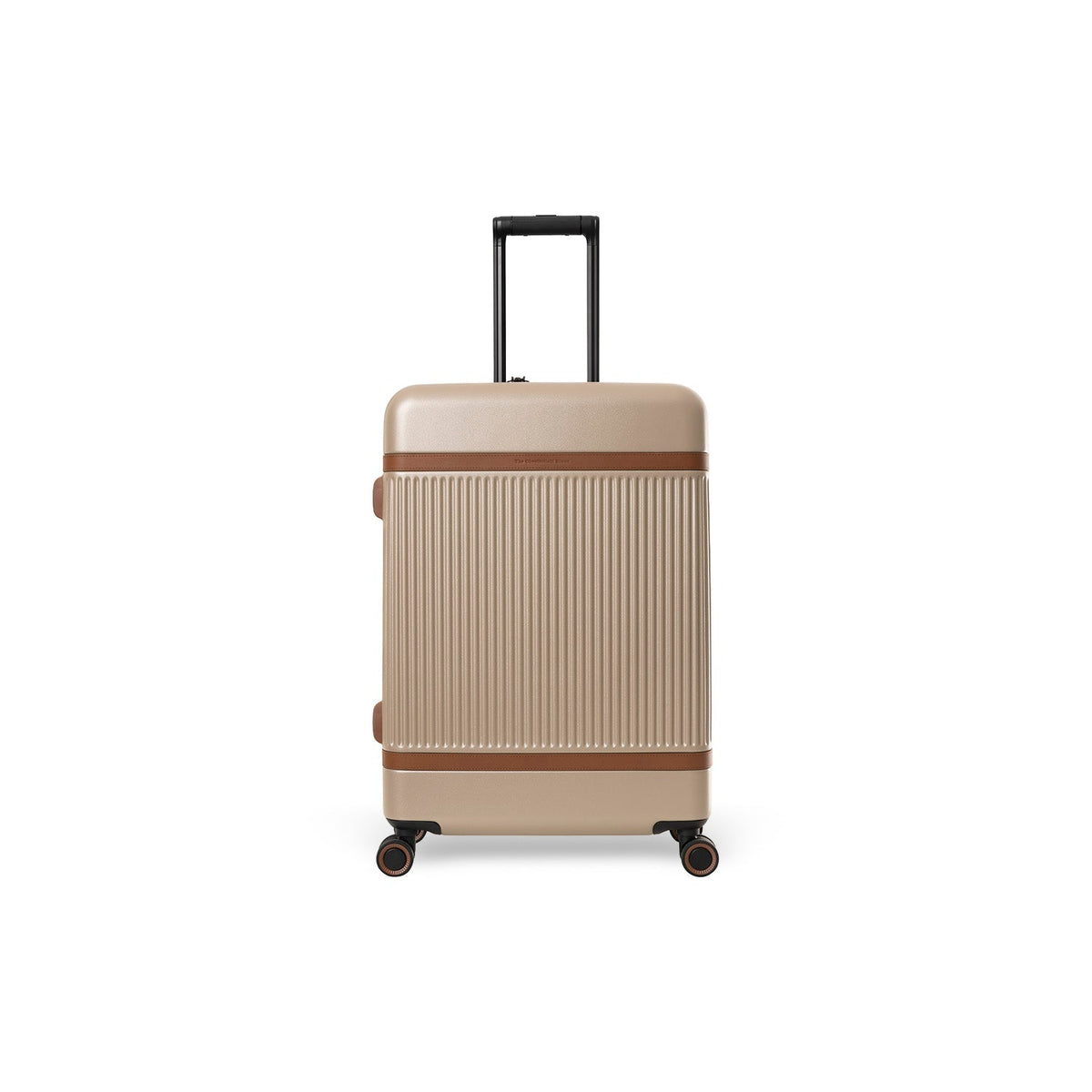 Styled Fit Perspective of Medium Suitcase Zuna da Donna on Model - Natural Daylight Drape